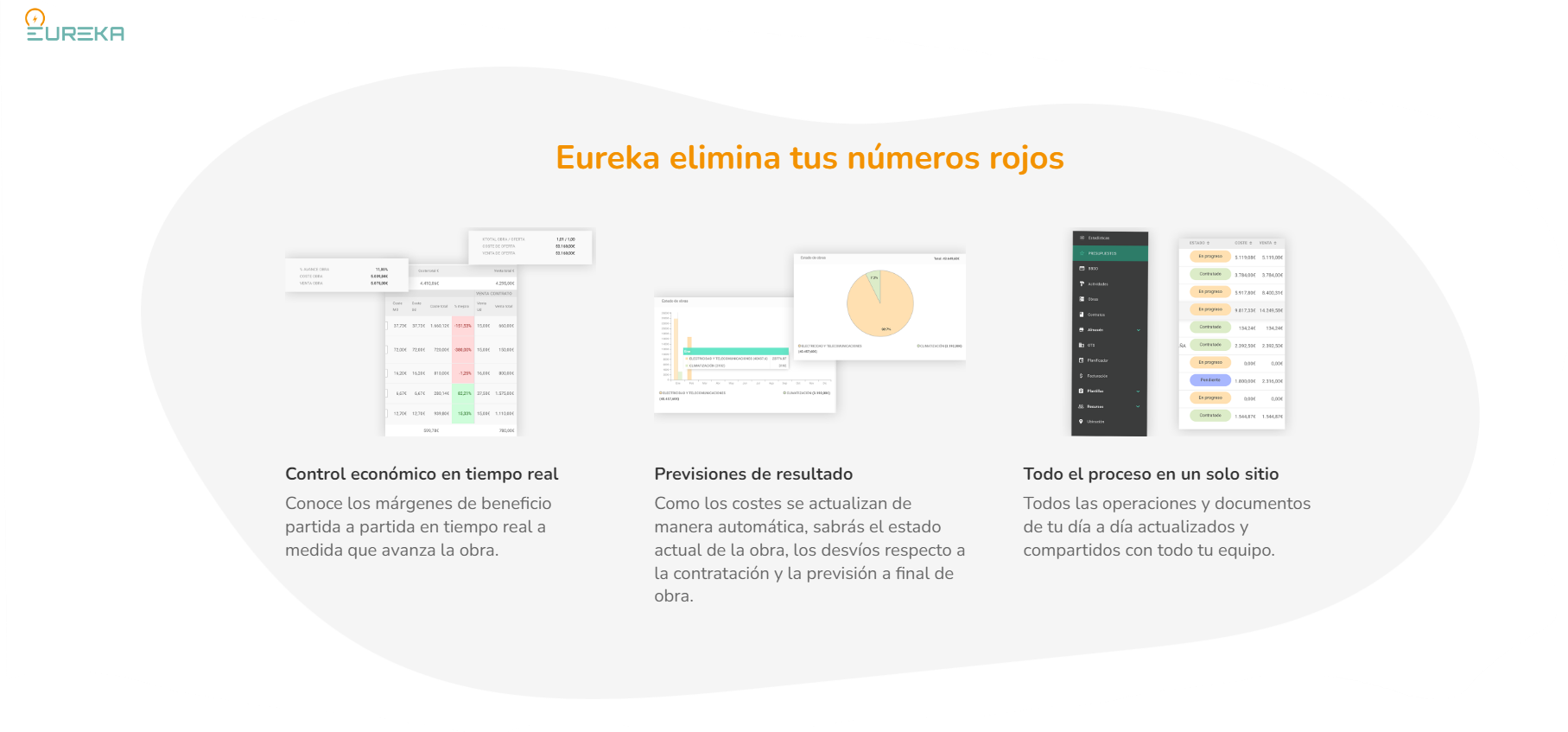 screenshot of Eureka Cloud